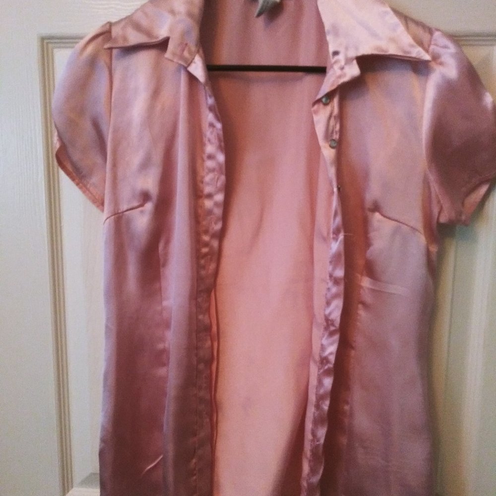 Dressbarn Pink Blouse Size S